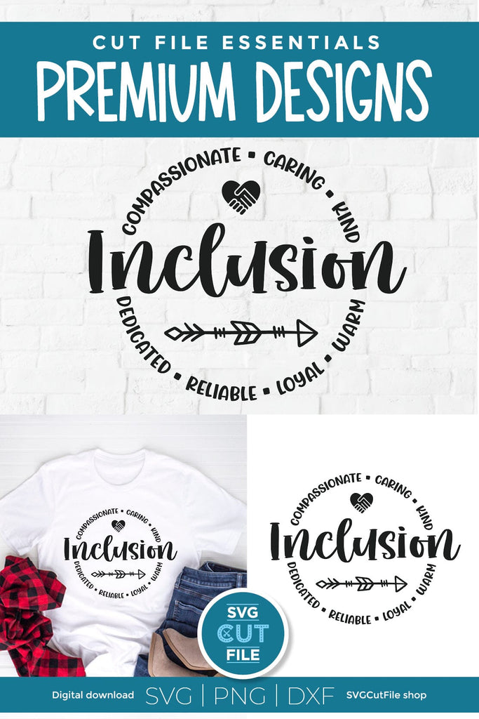Inclusion svg, diversity svg, dei svg, equality svg, lgbt svg, be kind ...