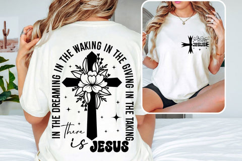 Jesus Front and Back SVG T shirt Design SVG Designangry 