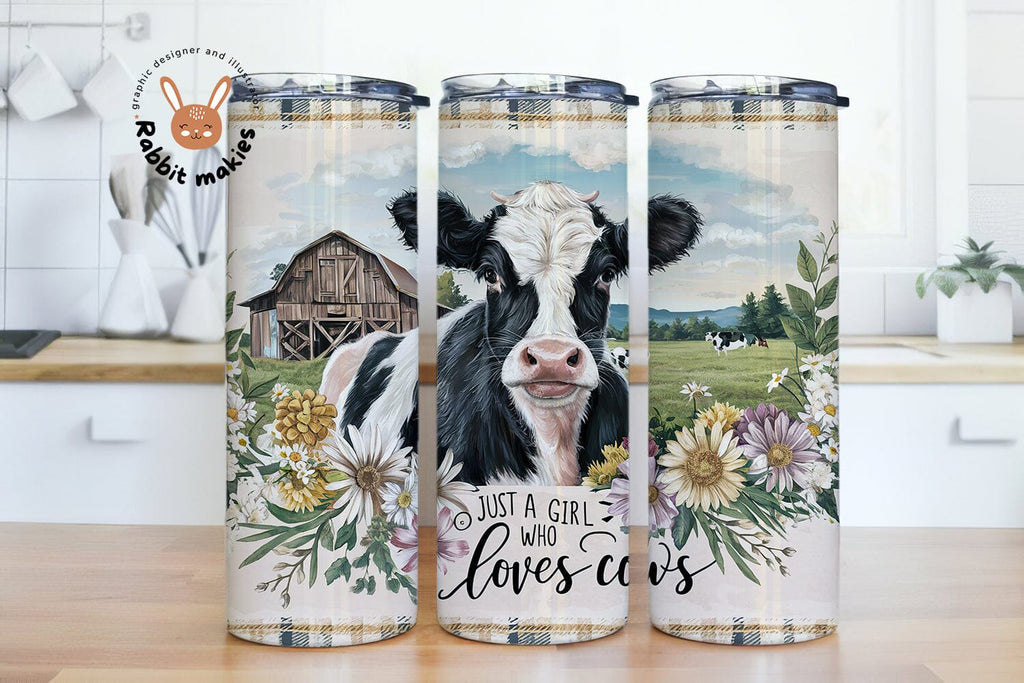 Just Love Cows Tumbler main image 1