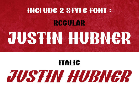 Justin Hubner Font Afandi Studio 