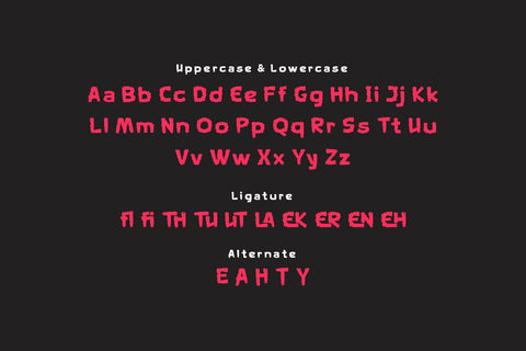 Klathy - Horror Display Font Font twinletter 