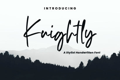 Knightly Font RomieStudio 