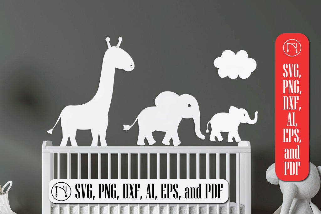 laser cut Baby wall Decor SVG - So Fontsy