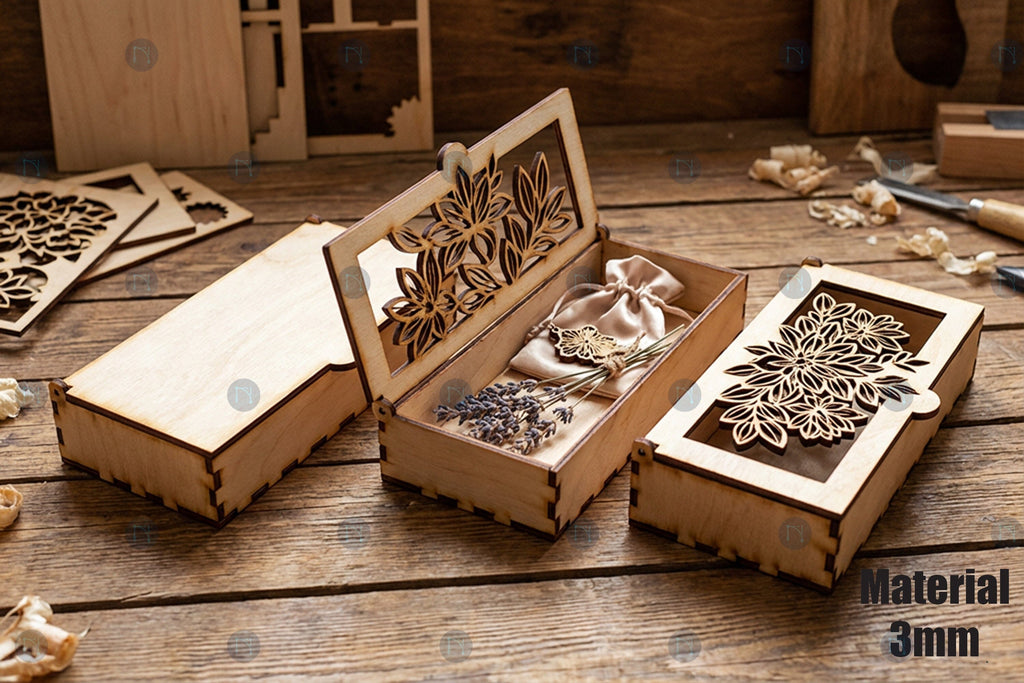 Laser Cut Gift Boxes Bundle SVG - So Fontsy
