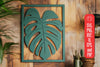 Laser Cut Monstera Wall Art SVG cut file SVG MD JOYNAL ABDIN