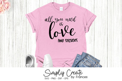 Love & Stickers SVG, Planner SVG SVG Simply Create by Frances 