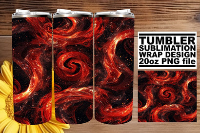 Luxurious Red Glitter Pattern Tumbler Design for Tumblers Sublimation afrosvg 