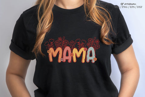 Mama Svg, Mom Floral Svg, Mother's Day Svg, Wildflowers Svg, Mom Shirt Design SVG Artinrhythm shop 