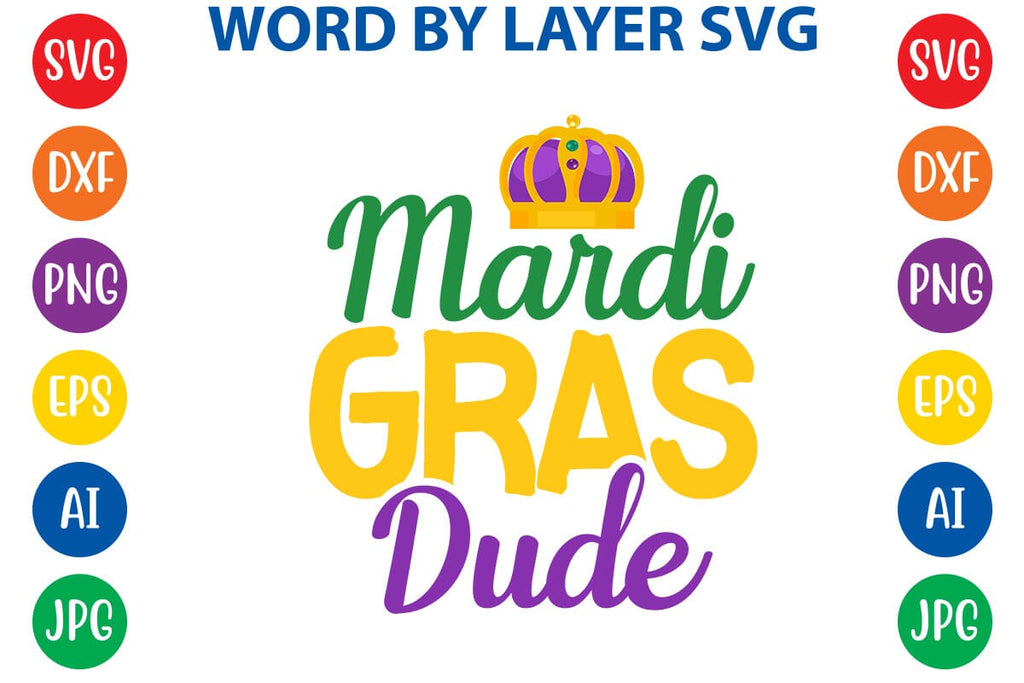 Mardi Gras Dude Svg Design So Fontsy