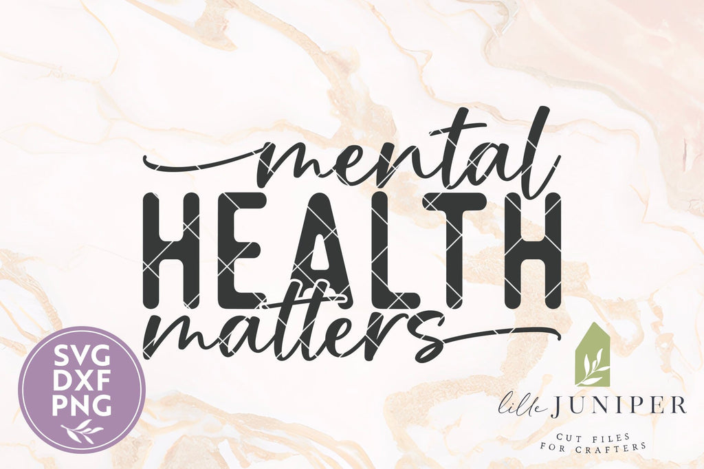Mental Health Matters SVG, Teacher Shirt SVG, Self Care SVG - So Fontsy