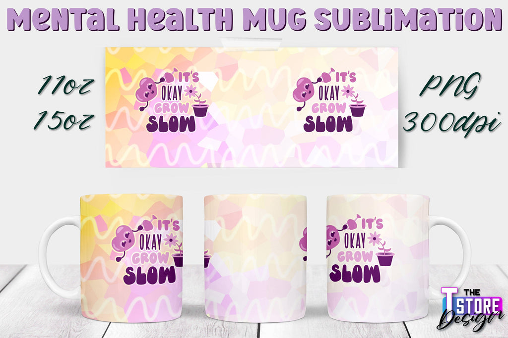 Mental Health Mug PNG Sublimation | Coffee 11 Oz | 15 Oz Mug ...