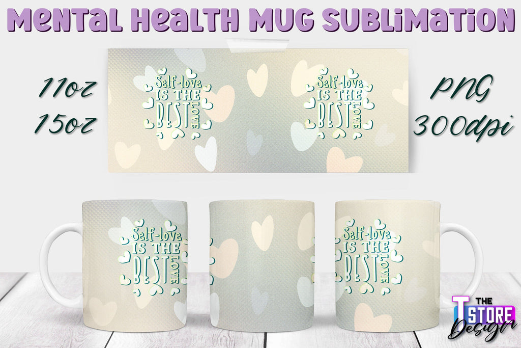 Mental Health Mug PNG Sublimation | Coffee 11 Oz | 15 Oz Mug ...