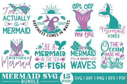 Mermaid SVG Design Bundle SVG CraftLabSVG 