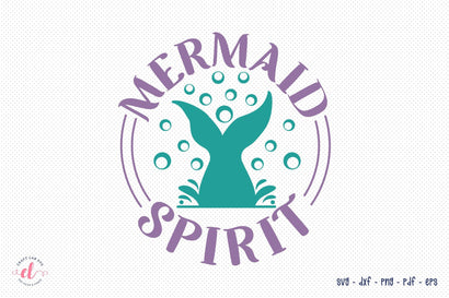Mermaid SVG Design - Mermaid Spirit SVG CraftLabSVG 