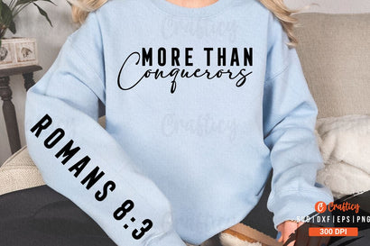 More than conquerors Sleeve SVG Design SVG Designangry 