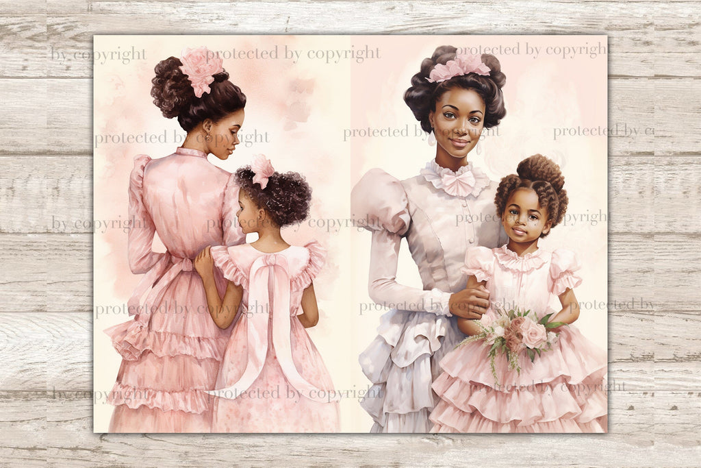 Mothers Day Junk Journal Paper | Digital Collage Sheet - So Fontsy