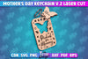 Mother's day Keychain Laser Cut SVG Bundle | Mom Keyring SVG | Mothers Day Quotes | Mom Pop Up Keychain SVG The T Store Design
