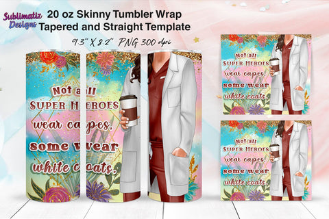 Nurse Tumbler Wrap Sublimation Design | Nurse's Day Tumbler Wrap Sublimation Design Sublimation Sublimatiz Designs 