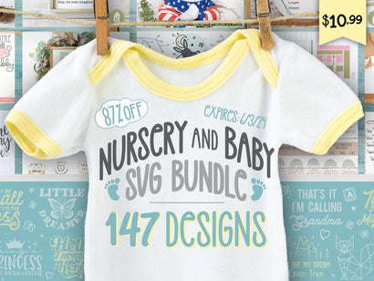 Nursery and Baby SVG Bundle Bundle So Fontsy Design Shop 