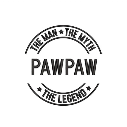 Pawpaw Machine Embroidery Design, 4 sizes, Instant download Embroidery/Applique DESIGNS Nino Nadaraia 