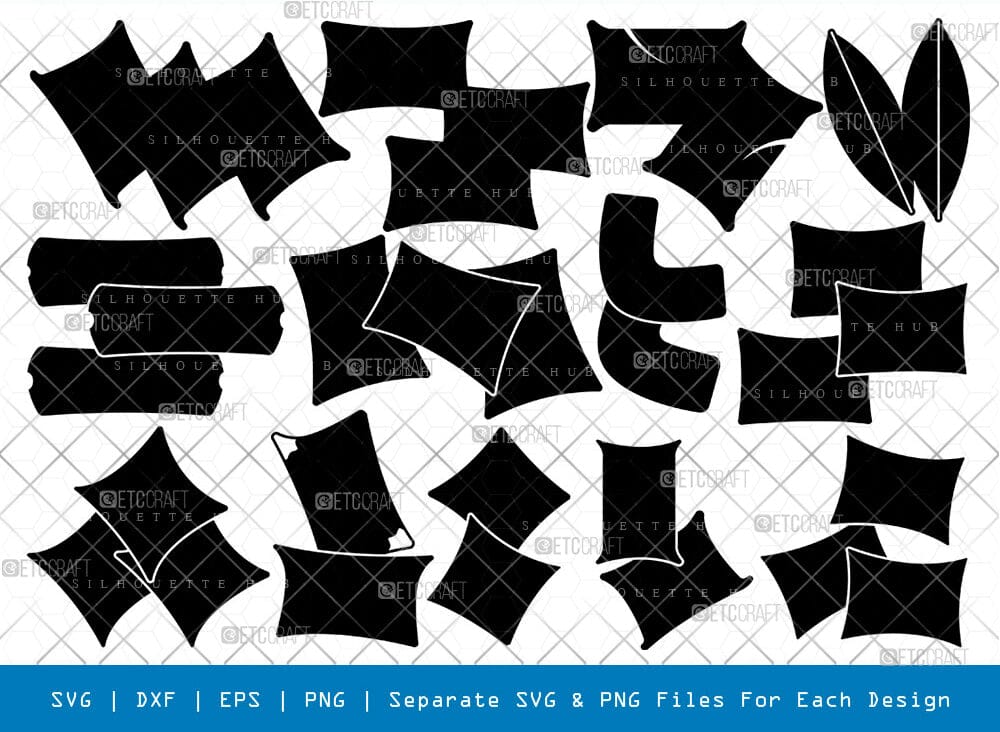 Pillow Svg Cricut Cut Files Png Bundle, SB01109 - So Fontsy