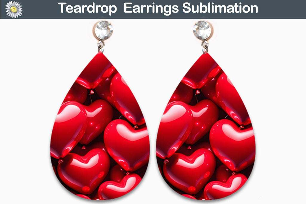 Pink Heart Teardrop Earrings So Fontsy 1352