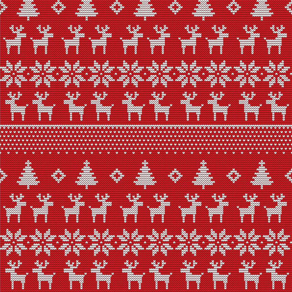 Reindeer Christmas sweater knitting pattern PNG JPG Digital
