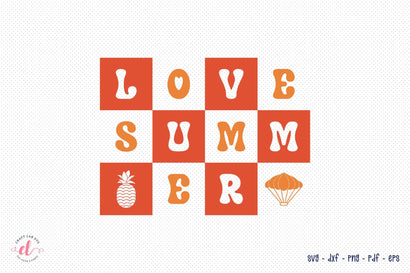 Retro Love Summer SVG Design SVG CraftLabSVG 