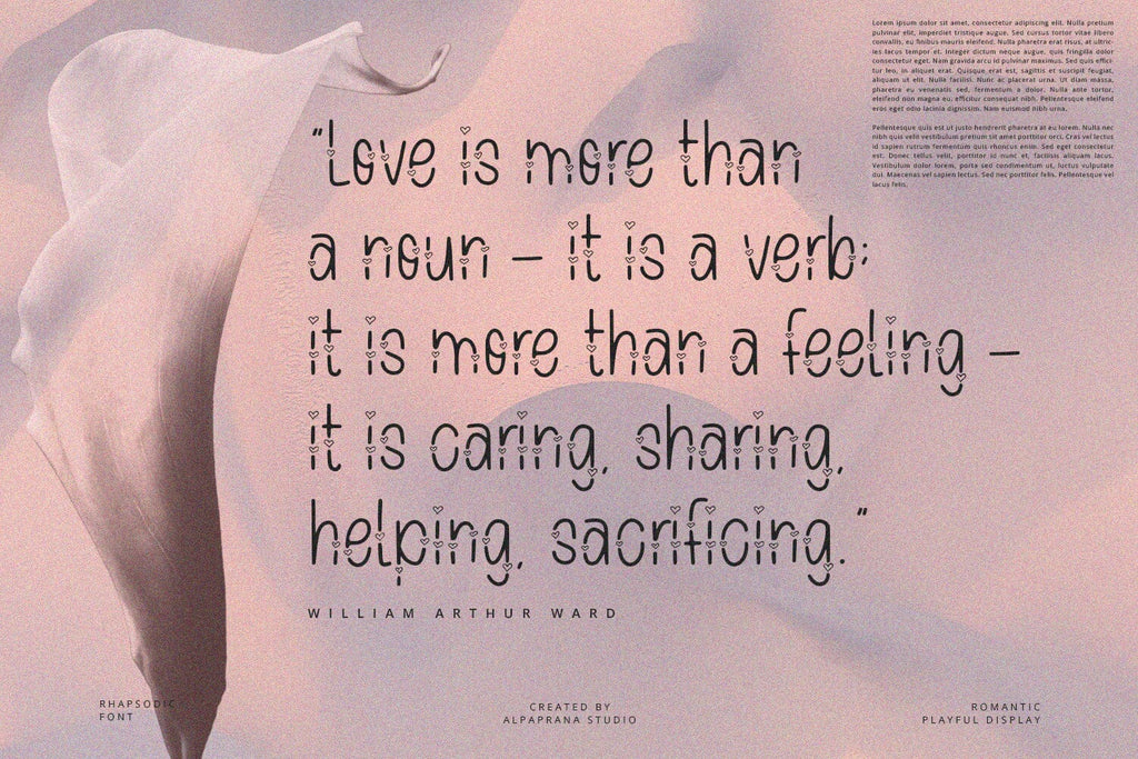 Rhapsodic Display Font So Fontsy