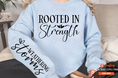 Rooted in Strength Sleeve SVG Design SVG Designangry 