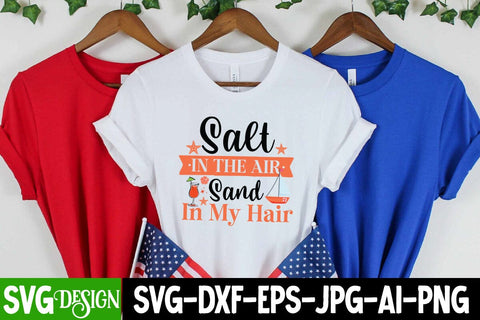 Salt IN the Air Sand in My Hair SVG Cut File, Salt IN the Air Sand in My Hair SVG Design, Welcome Summer SVG Design, Summer SVG Cut File,Aloha Summer SVG Design, Summer SVG Quotes, Summer Sublimation PNG,Funny Summer SVG SVG BlackCatsMedia 
