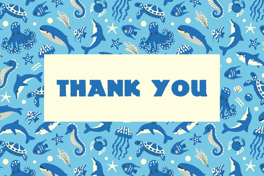 Sea Animals Seamless Pattern & Digital Paper - So Fontsy