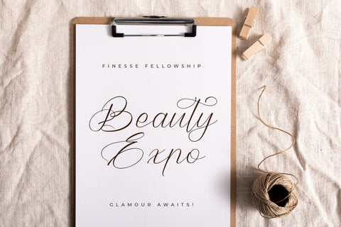 Sophiany Natalya - Modern Beauty Calligraphy Font Letterena Studios 