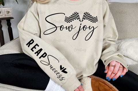 Sow joy Sleeve SVG Design SVG Designangry 