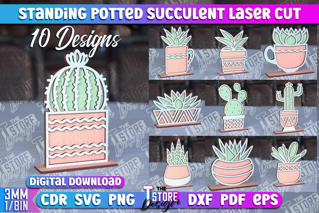 standing-potted-succulent-decorative-succulent-laser-cut-design