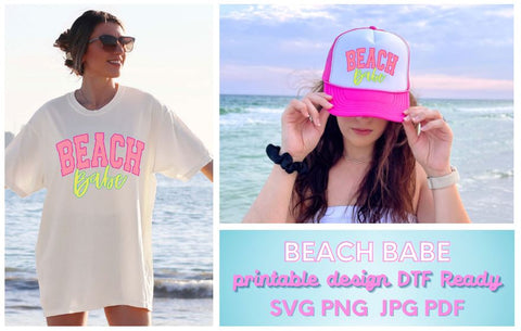 Summer Brights Beach Babe SVG So Fontsy Design Shop 