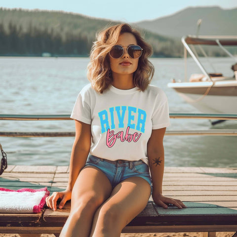 Summer Brights River Babe SVG So Fontsy Design Shop 