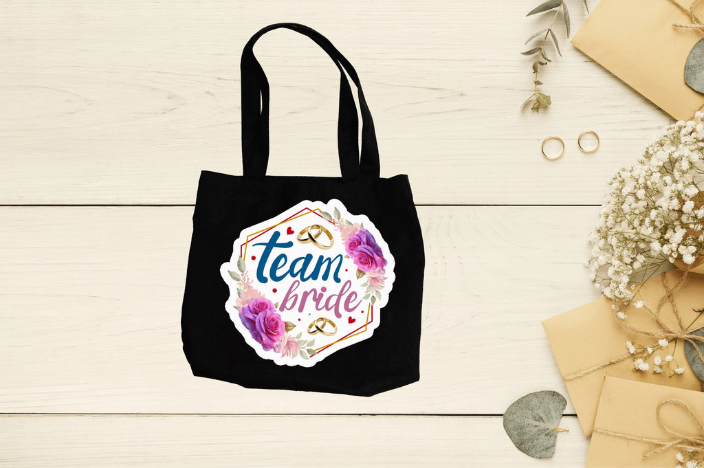 Team Bride Sticker Design - So Fontsy