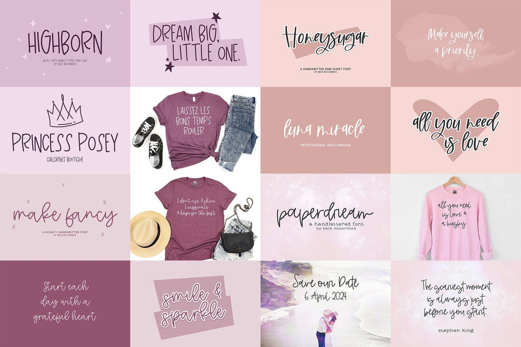 The Planner Font Bundle Volume 2 - So Fontsy