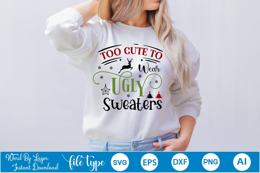 Cute sweaters with clearance sayings