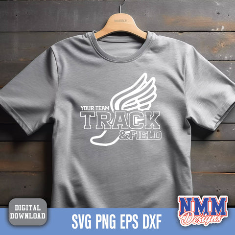 Track and Field Svg | Custom Team Design | Track Mama Game Day Designs | Unique Mother's Day Gift & Track Shirt Idea SVG NMMDesignsShop