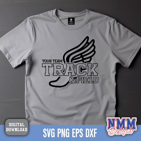 Track and Field Svg | Custom Team Design | Track Mama Game Day Designs | Unique Mother's Day Gift & Track Shirt Idea SVG NMMDesignsShop