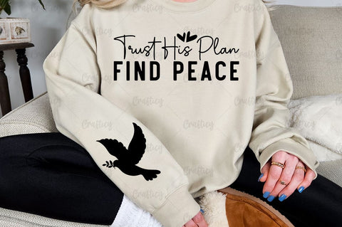 Trust His plan find peace Sleeve SVG Design SVG Designangry 