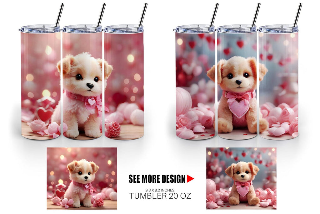 Be My Valentine Tumbler  Valentines Day Tumbler Wrap - So Fontsy