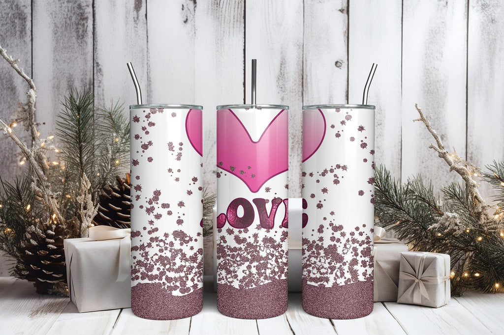 Valentines Smiley With Tumbler Valentine Vibes - 16 oz / 20 oz Libby U –  Southern Gem Creations