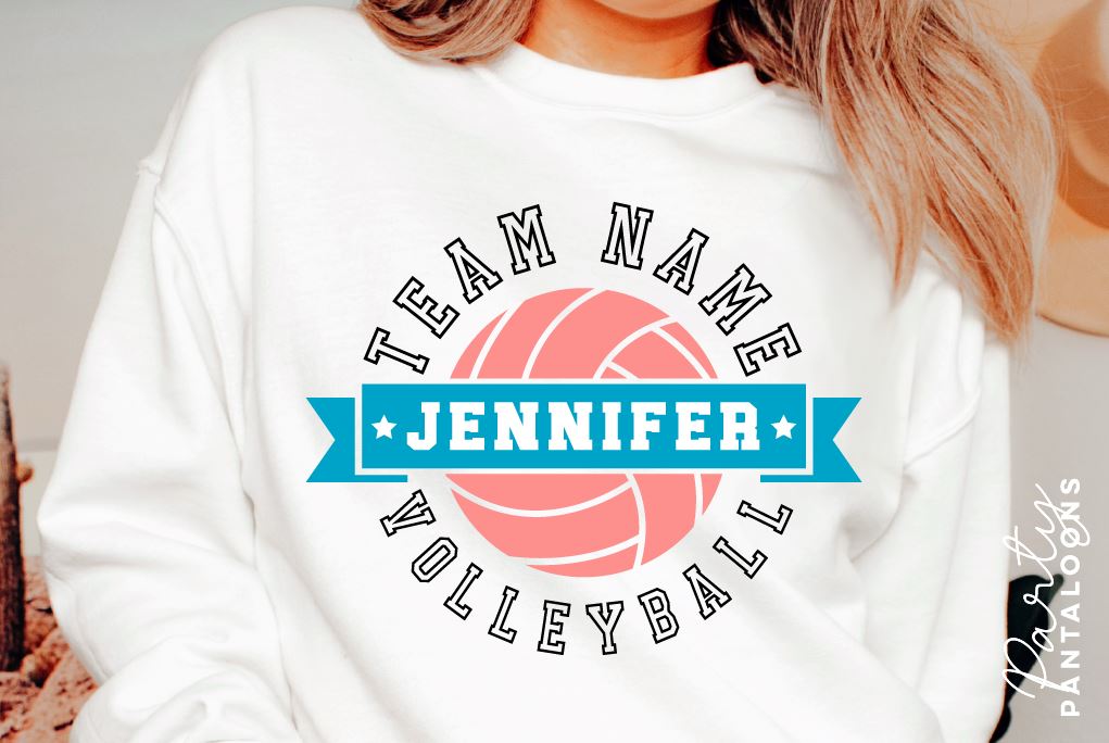 Volleyball SVG Volleyball Template 0049 Volleyball Shirt So Fontsy