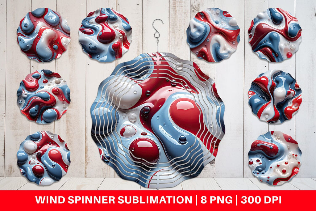 Wind Spinner 3D Liquid - So Fontsy