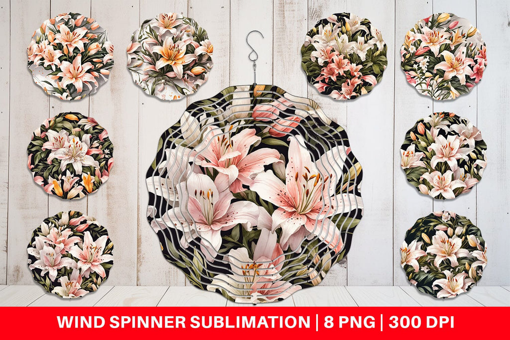 Wind Spinner Lily Pattern - So Fontsy