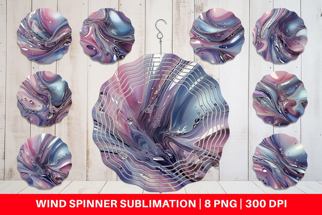 Wind Spinner Pastel Swirl Liquid - So Fontsy