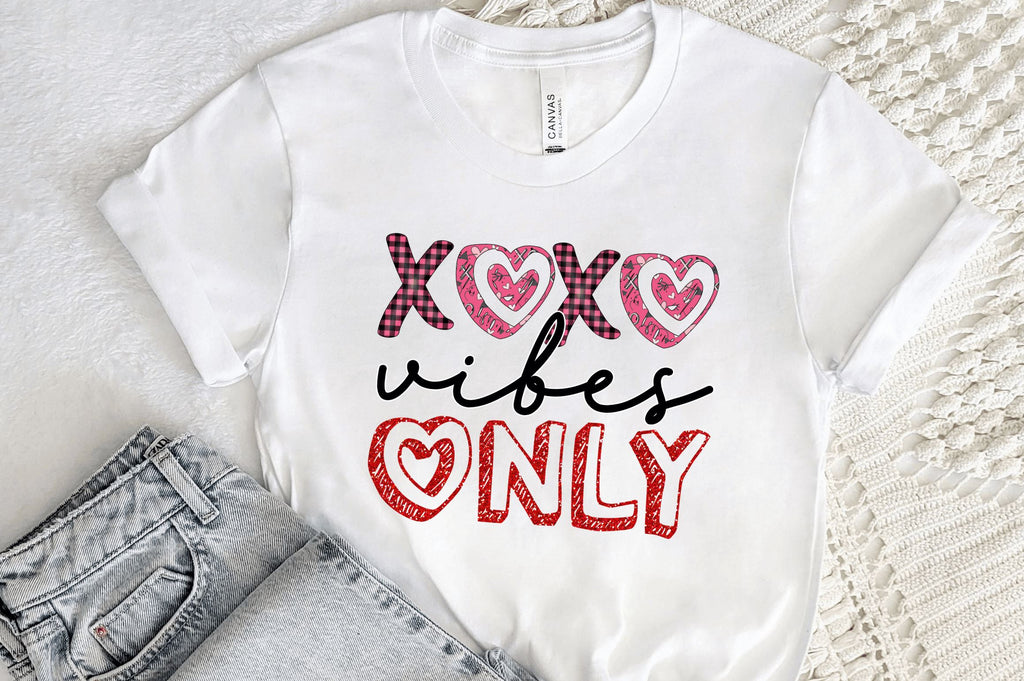 Xoxo vibes only png design - So Fontsy